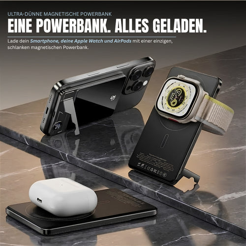 ULTRA-DÜNNE ADVANTEXX MAGNETISCHE POWERBANK