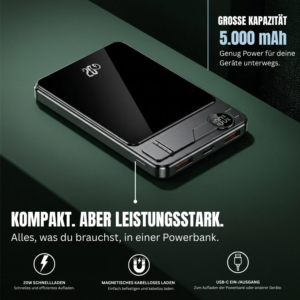 ULTRA-DÜNNE ADVANTEXX MAGNETISCHE POWERBANK